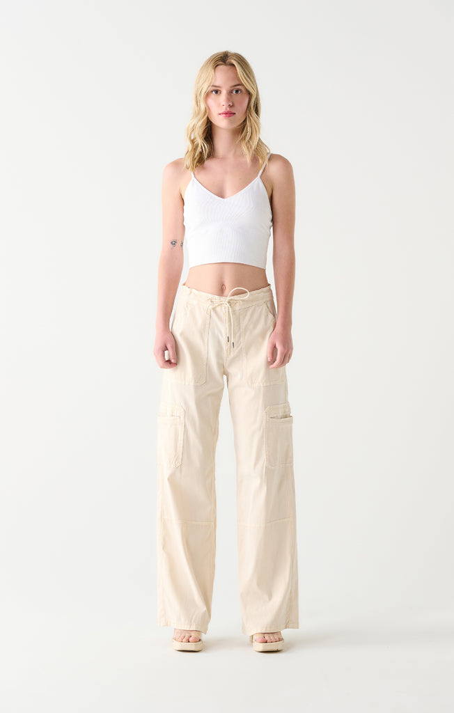 Light Blue High Waist Tapered Women's Pants With Pockets And Golden Bu –  Stylenchic